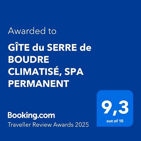 Gite Du Serre De Boudre Climatise, Spa Permanent Buisson Exteriér fotografie